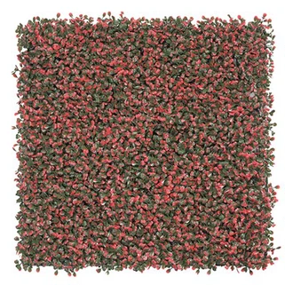 Přizpůsobené barevné stěnové panely z umělých rostlin